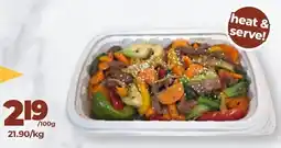 Vince's Market Vince's own beef stir fry offer