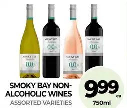 Vince's Market Smoky bay non-alcoholic wines offer