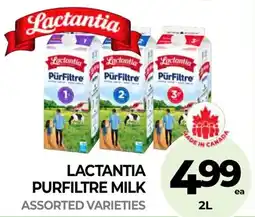 Vince's Market Lactantia purfiltre milk offer