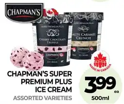 Vince's Market Chapman's super premium plus ice cream offer