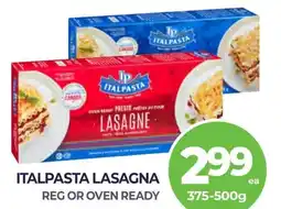 Vince's Market Italpasta Lasagna offer