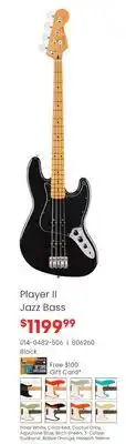 Long & McQuade Fender Player II Jazz Bass offer