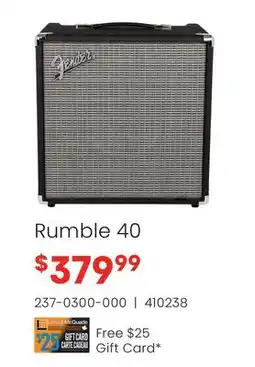 Long & McQuade Fender Rumble 40 offer