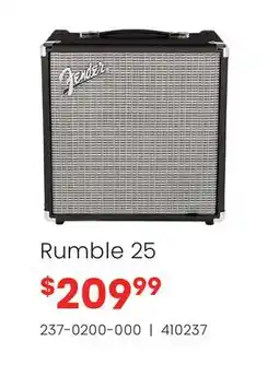 Long & McQuade Fender Rumble 25 offer