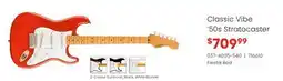 Long & McQuade Squier Classic Vibe '50s Stratocaster with Maple Neck/Fingerboard - Fiesta Red offer