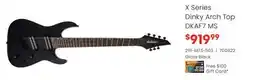 Long & McQuade Jackson X Series Dinky Arch Top DKAF7 MS Gloss Black offer