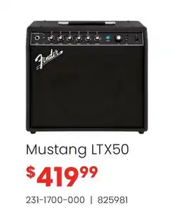 Long & McQuade Fender Mustang LTX50 offer