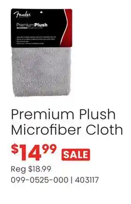 Long & McQuade Premium Plush Microfiber Cloth offer