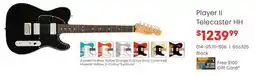Long & McQuade Fender Player II Telecaster HH, Rosewood Fingerboard - Black offer