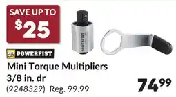 Princess Auto Mini Torque Multipliers 3/8 in. dr offer