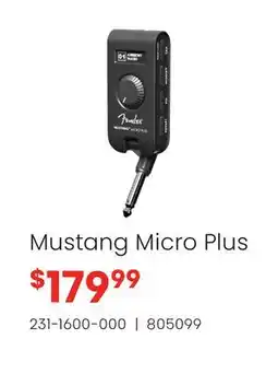 Long & McQuade Fender Mustang Micro Plus offer