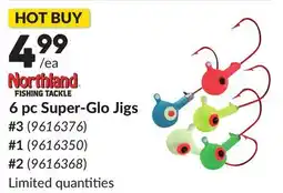 Princess Auto 3 6 pc Super-Glo Jigs offer