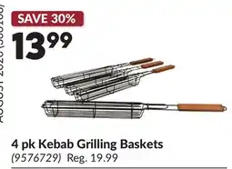 Princess Auto 4 pk Kebab Grilling Baskets offer