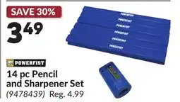 Princess Auto 14 pc Pencil and Sharpener Set offer