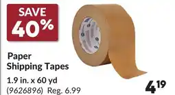 Princess Auto 1.9 in. x 60 yd Paper Shipping Tapes offer