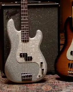 Long & McQuade Fender 75th Anniversary Player II Precision Bass, Rosewood Fingerboard - Diamond Dust Sparkle offer