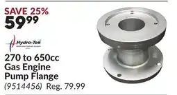 Princess Auto 270 to 650cc Gas Engine Pump Flange offer