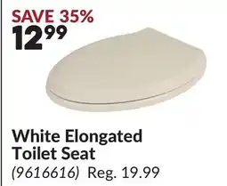 Princess Auto White Elongated Toilet Seat offer