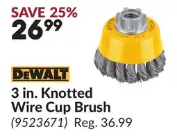 Princess Auto 3 in. Knotted Wire Cup Brush offer