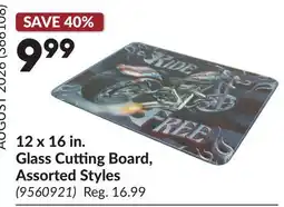 Princess Auto 12 x 16 in. Glass Cutting Board, Assorted Styles offer
