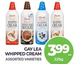 Vince's Market Gay lea whipped cream offer