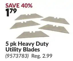 Princess Auto 5 pk Heavy Duty Utility Blades offer