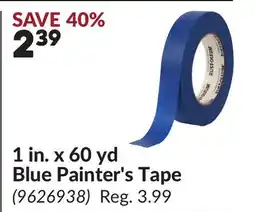 Princess Auto 1 in. x 60 yd Blue Painter's Tape offer