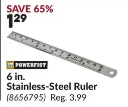 Princess Auto 6 in. Stainless-Steel Ruler offer