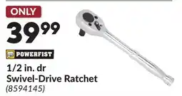 Princess Auto 1/2 in. dr Swivel-Drive Ratchet offer