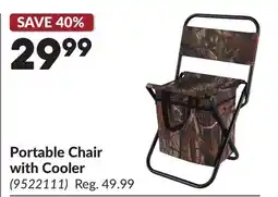 Princess Auto Portable Chair with Cooler offer