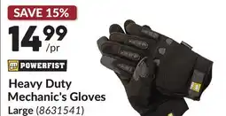 Princess Auto Large Heavy Duty Mechanic's Gloves offer