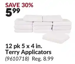 Princess Auto 12 pk 5 x 4 in. Terry Applicators offer