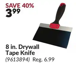 Princess Auto 8 in. Drywall Tape Knife offer