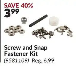 Princess Auto Screw and Snap Fastener Kit offer