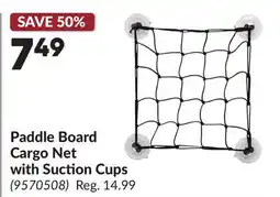 Princess Auto Paddle Board Cargo Net with Suction Cups offer