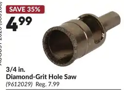 Princess Auto 3/4 in. Diamond-Grit Hole Saw offer