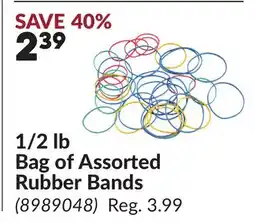Princess Auto 1/2 lb Bag of Assorted Rubber Bands offer
