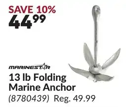 Princess Auto MARINESTAR 13 lb Folding Marine Anchor offer