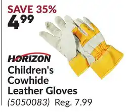 Princess Auto Children's Cowhide Leather Gloves offer