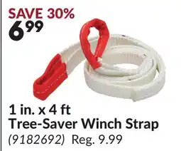Princess Auto 1 in. x 4 ft Tree-Saver Winch Strap offer