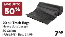 Princess Auto 20 pk Trash Bags offer
