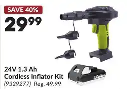 Princess Auto 24V 1.3 Ah Cordless Inflator Kit offer