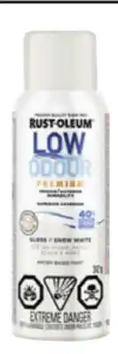 Princess Auto Gloss Snow White Low-Odour Spray Paints offer