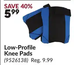 Princess Auto Low-Profile Knee Pads offer