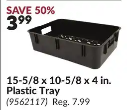Princess Auto 15-5/8 x 10-5/8 x 4 in. Plastic Tray offer