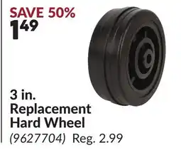 Princess Auto 3 in. Replacement Hard Wheel offer