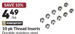 Princess Auto 10 pk Thread Inserts offer