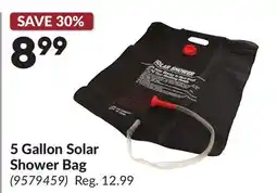 Princess Auto 5 Gallon Solar Shower Bag offer