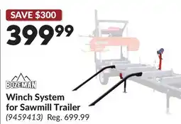 Princess Auto Winch System for Sawmill Trailer offer