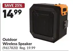 Princess Auto Outdoor Wireless Speaker offer
